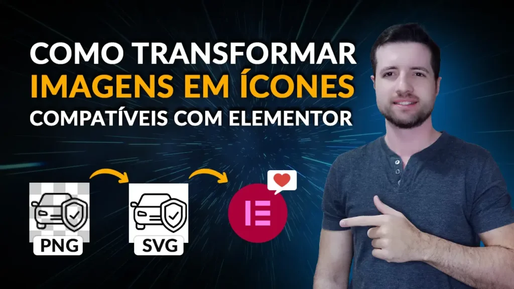 Como transformar imagens PNG em ícones para Elementor