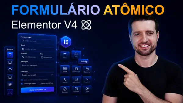 Como Usar o NOVO FORMULÁRIO ATÔMICO do Elementor Pro V4
